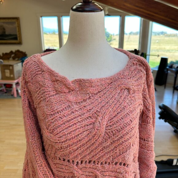 NWT Free People Against The Tide Sweater S Oversized/Relaxed Fit - Picture 5 of 10